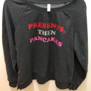 Cute PJ sweatshirt, size medium